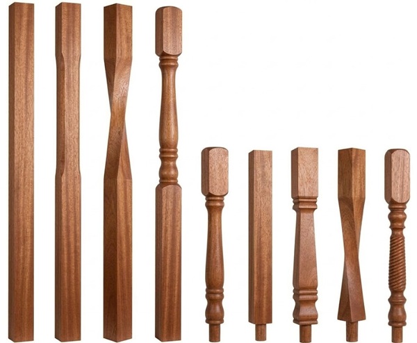 Sapele Newel Posts